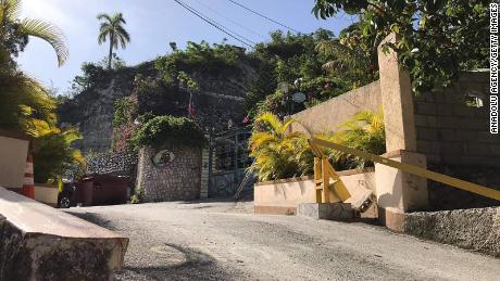 La résidence de l’ancien président haïtien Jovenel Moise à Port-au-Prince.