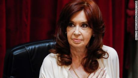 Cristina Fernandez de Kirchner au Congrès national de Buenos Aires.