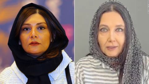 Ghaziani (à gauche) et Riahi (à droite) ont tous deux été arrêtés après avoir manifesté publiquement leur soutien aux manifestations antigouvernementales qui balayent l’Iran.