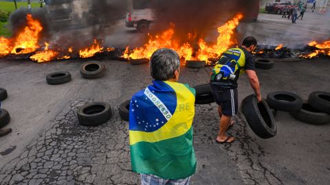 Les manifestations menées par les partisans de Bolsonaro ont secoué le Brésil, après la défaite électorale du président sortant en octobre. 