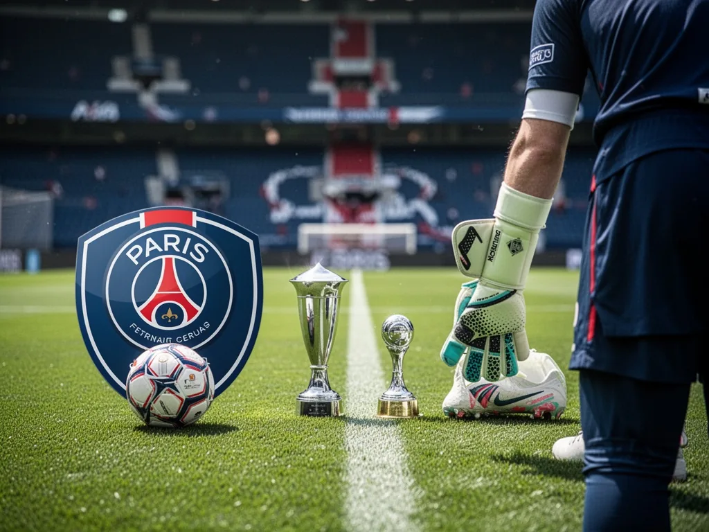 Gianluigi Donnarumma, gardien du PSG, lors d'un match au Parc des Princes